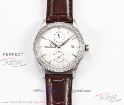 TW Factory High Quality Jaeger LeCoultre Master White Dial Diamond Bezel 40mm ETA 2824 Watch